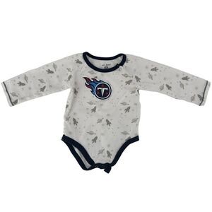 NFL Baby Tennessee Titans One Piece Outfit Baby Boy Size 6-9 M Long Sleeve Space